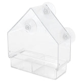 Indoor Outdoor Hanging Bird Feeder PS Transparent Bird Feeding Tool for Feeding Small Birds