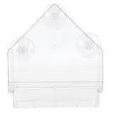 Indoor Outdoor Hanging Bird Feeder PS Transparent Bird Feeding Tool for Feeding Small Birds - Front View