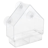 Indoor Outdoor Hanging Bird Feeder PS Transparent Bird Feeding Tool for Feeding Small Birds
