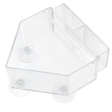Indoor Outdoor Hanging Bird Feeder PS Transparent Bird Feeding Tool for Feeding Small Birds - Close-Up Angle