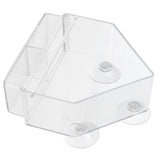 Indoor Outdoor Hanging Bird Feeder PS Transparent Bird Feeding Tool for Feeding Small Birds - Low Angle