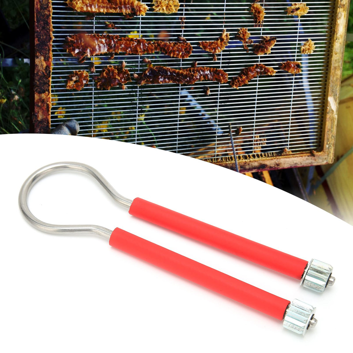 Beehive Frame Wire Pliers Tensioner Stainless Steel Tightener Beekeeping Equipment Red