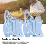 2Pcs Beehive Handle Thicken Stainless Steel Handles for Beehive Box Beekeeping Supply