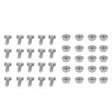 20 Set 304 Stainless Steel M6 Screws with Flange Nut Fasteners Hardware Greenhouse Supplies