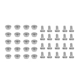 20 Set 304 Stainless Steel M6 Screws with Flange Nut Fasteners Hardware Greenhouse Supplies