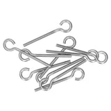 10Pcs M6 Ring Bolt 304 Stainless Steel Sunshade Net Thread Ring Screw Hook Greenhouse Supplies