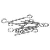 10Pcs M6 Ring Bolt 304 Stainless Steel Sunshade Net Thread Ring Screw Hook Greenhouse Supplies