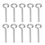 10Pcs M6 Ring Bolt 304 Stainless Steel Sunshade Net Thread Ring Screw Hook Greenhouse Supplies