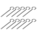 10Pcs M6 Ring Bolt 304 Stainless Steel Sunshade Net Thread Ring Screw Hook Greenhouse Supplies - Low Angle