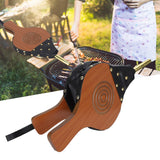Manual Fireplace Blower Wooden Fireplace Bellows Fire Tools for Outdoor Camping BBQ Picnic