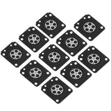 10Pcs/Set Carburetor Diaphragm Gaskets Fit for ZAMA Chainsaw MS210 MS230 MS2500