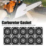 10Pcs/Set Carburetor Diaphragm Gaskets Fit for ZAMA Chainsaw MS210 MS230 MS2500 - Extra Image