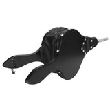Fireplace Bellows Manual Wooden Blower for Indoor Outdoor Camping Barbecues Fireplaces - Top-Down View