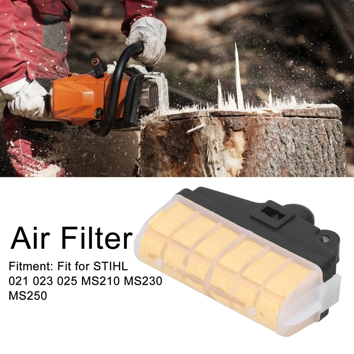 Air Cleaner Fuel Oil Filter Ignition Plug Kit Fit for STIHL 021 023 025 MS210 MS230 MS250