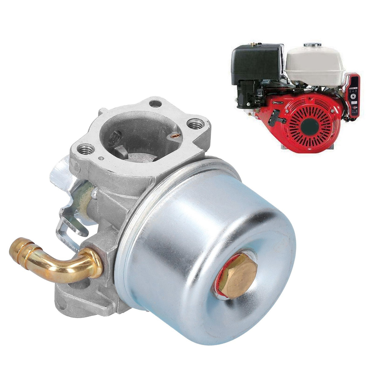 Aluminum Carburetor Carb Replacement Fit for Craftsman Tiller Intek 190 6HP 206 5.5hp Engine