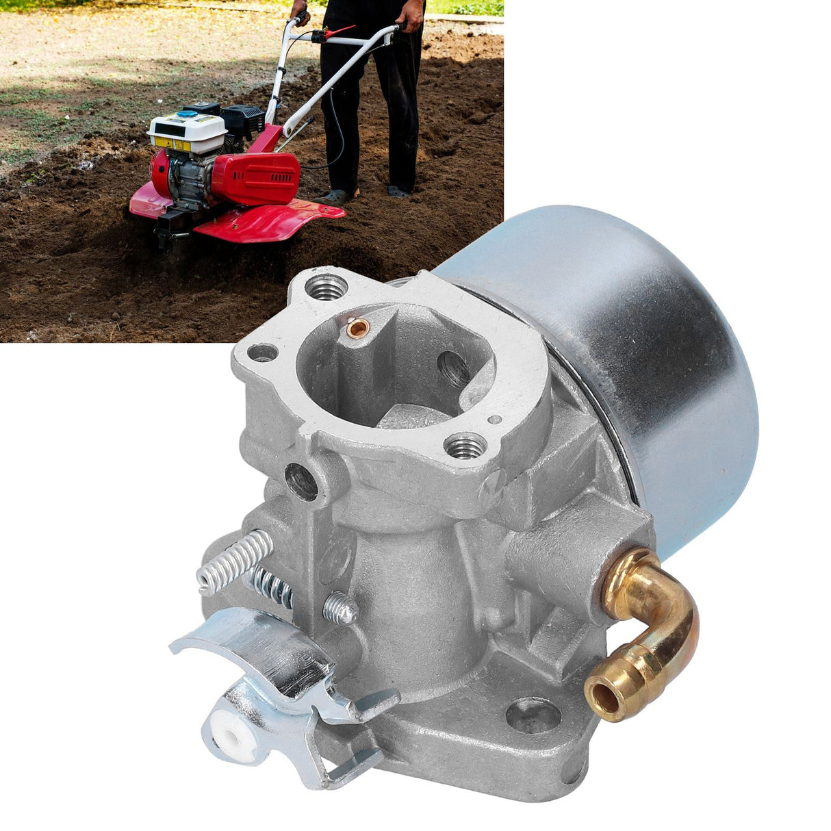 Aluminum Carburetor Carb Replacement Fit for Craftsman Tiller Intek 190 6HP 206 5.5hp Engine