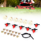 Gas Tank Shut Off Valve Clamp Fuel Filter Fuel Line Kit Lawn Mower Brush Cutter Accessory - Extra Image