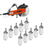 10PCS Replacement Fuel Gas Filter Fit for Husqvarna Cutting Machine Garden Accessories