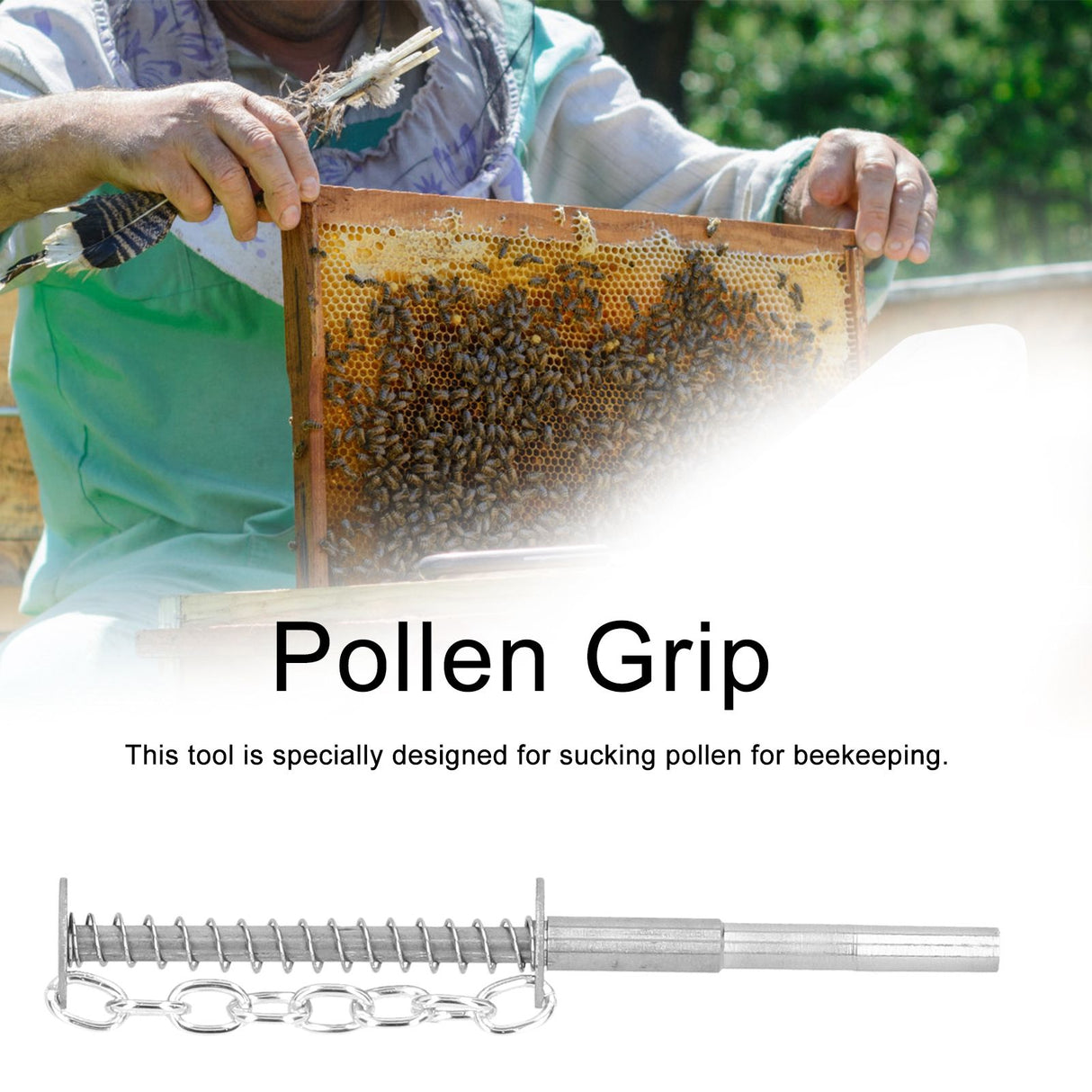 Professional Pollen Grip Manual Pollen Collector Beekeeping Tool Apiculture Tools