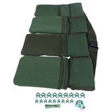 Gardening Tools Set Green Waist Bag Plant Support Clips Adjustable Cable Ties Kit
