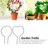 2pcs Vine Plant Support Wire Iron Garden Trellis Potted Climbing Plants Holder Rack - Extra Image