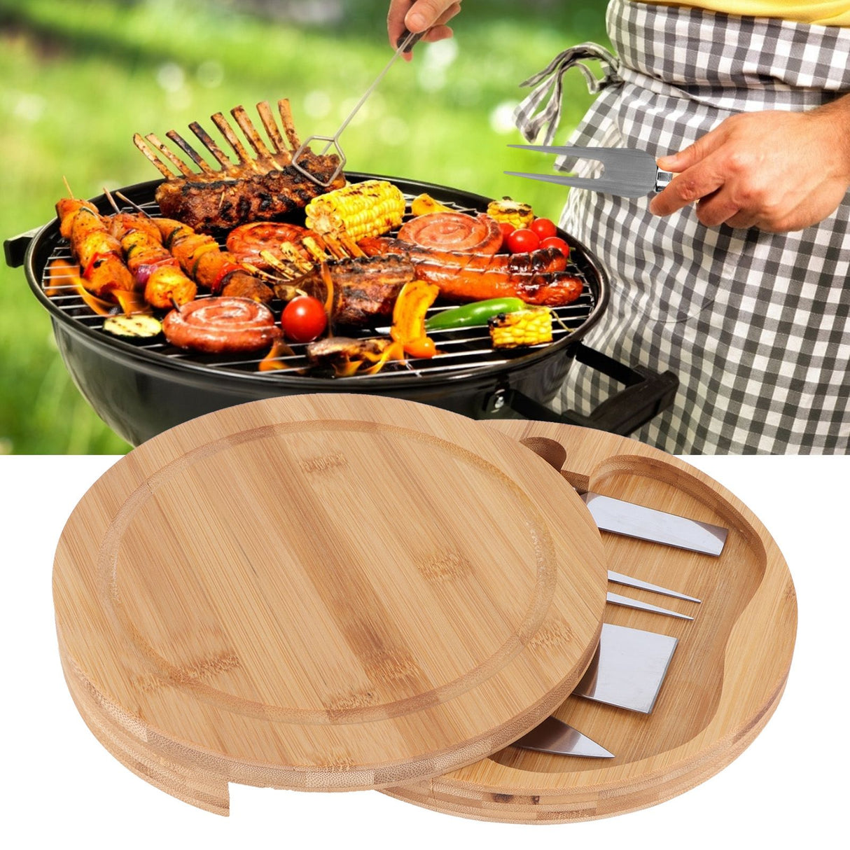 Stainless Steel Cheese Knives Wood Handle Cheese Cutting Knife Cutter Set Barbecue Kitchen Tools
