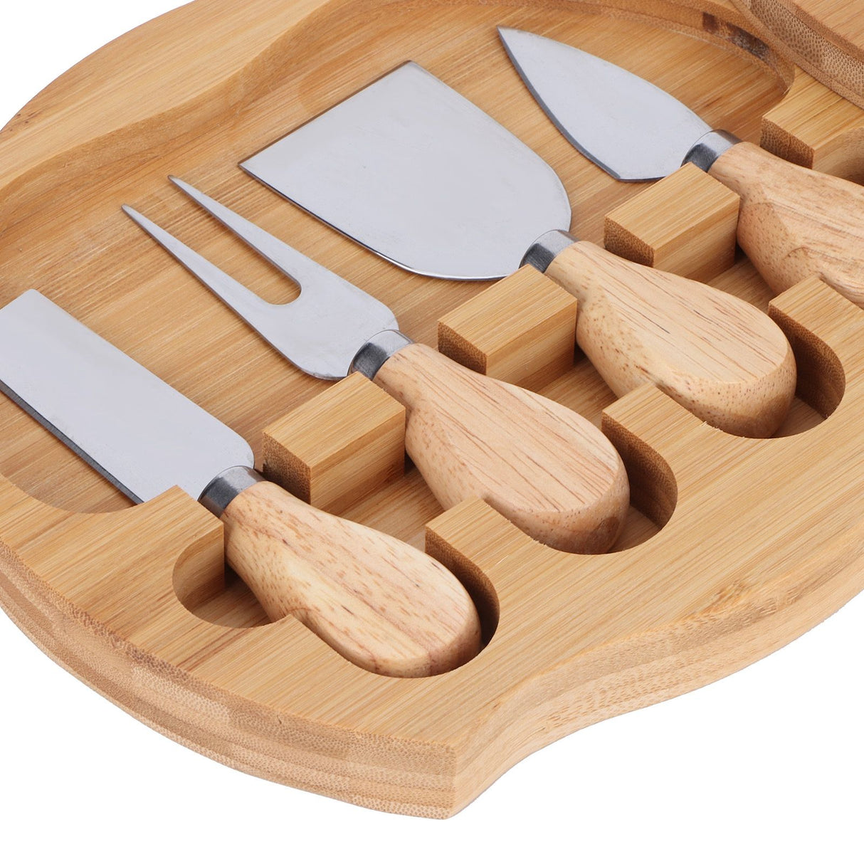 Stainless Steel Cheese Knives Wood Handle Cheese Cutting Knife Cutter Set Barbecue Kitchen Tools
