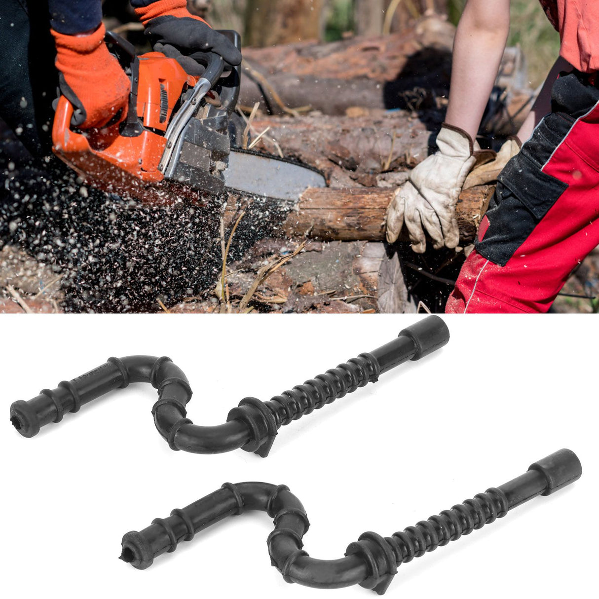 2Pcs Fuel Line Pipe Replacements Fit for STIHL 029 034 036 039 MS290 MS360 MS390