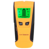 3 in 1 Metal/AC Wire/Stud Detector Finder Portable Wall Scanner Detect Device LCD DisplayOrange - Rear View