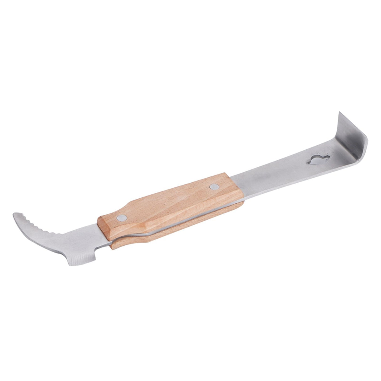 Honey Scraper Stainless Steel Beehive Honey Knife Cutter with Wood Handle Beekeeping Tool