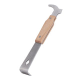 Honey Scraper Stainless Steel Beehive Honey Knife Cutter with Wood Handle Beekeeping Tool