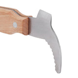 Honey Scraper Stainless Steel Beehive Honey Knife Cutter with Wood Handle Beekeeping Tool