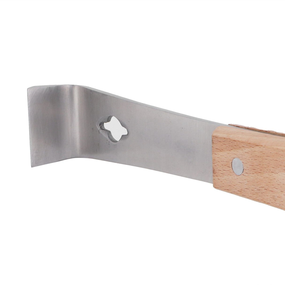 Honey Scraper Stainless Steel Beehive Honey Knife Cutter with Wood Handle Beekeeping Tool