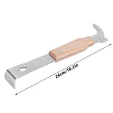 Honey Scraper Stainless Steel Beehive Honey Knife Cutter with Wood Handle Beekeeping Tool