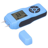 Digital Moisture Tester Portable Hand Held LCD Wood Timber Humidity Detector Accessory(Blue ) - Rear View