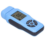 Digital Moisture Tester Portable Hand Held LCD Wood Timber Humidity Detector Accessory(Blue )