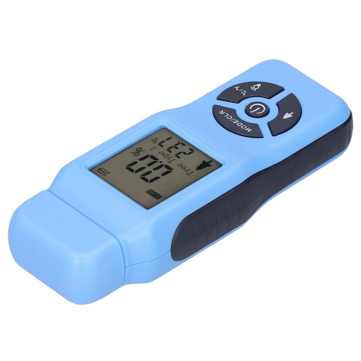 Digital Moisture Tester Portable Hand Held LCD Wood Timber Humidity Detector Accessory(Blue )