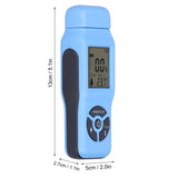 Digital Moisture Tester Portable Hand Held LCD Wood Timber Humidity Detector Accessory(Blue ) - Extra Image
