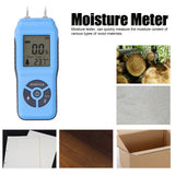 Digital Moisture Tester Portable Hand Held LCD Wood Timber Humidity Detector Accessory(Blue ) - Extra Image