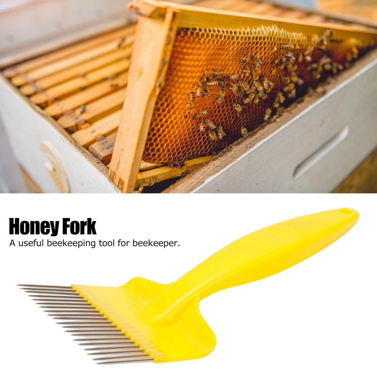 20 Tin Stainless Steel Uncapping Fork Beekeeping Honey Fork Shovel Tool Beekeeper Supplies