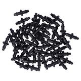 100PCS 4/7 2‑Way Connector Drip Irrigation Connector Fitting Garden Irrigation Accessories