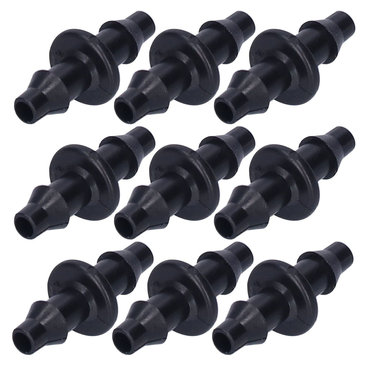 100PCS 4/7 2‑Way Connector Drip Irrigation Connector Fitting Garden Irrigation Accessories