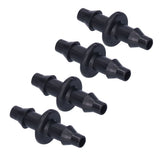 100PCS 4/7 2‑Way Connector Drip Irrigation Connector Fitting Garden Irrigation Accessories
