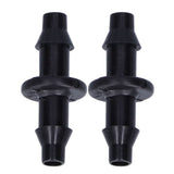 100PCS 4/7 2‑Way Connector Drip Irrigation Connector Fitting Garden Irrigation Accessories