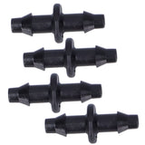 100PCS 4/7 2‑Way Connector Drip Irrigation Connector Fitting Garden Irrigation Accessories