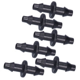 100PCS 4/7 2‑Way Connector Drip Irrigation Connector Fitting Garden Irrigation Accessories