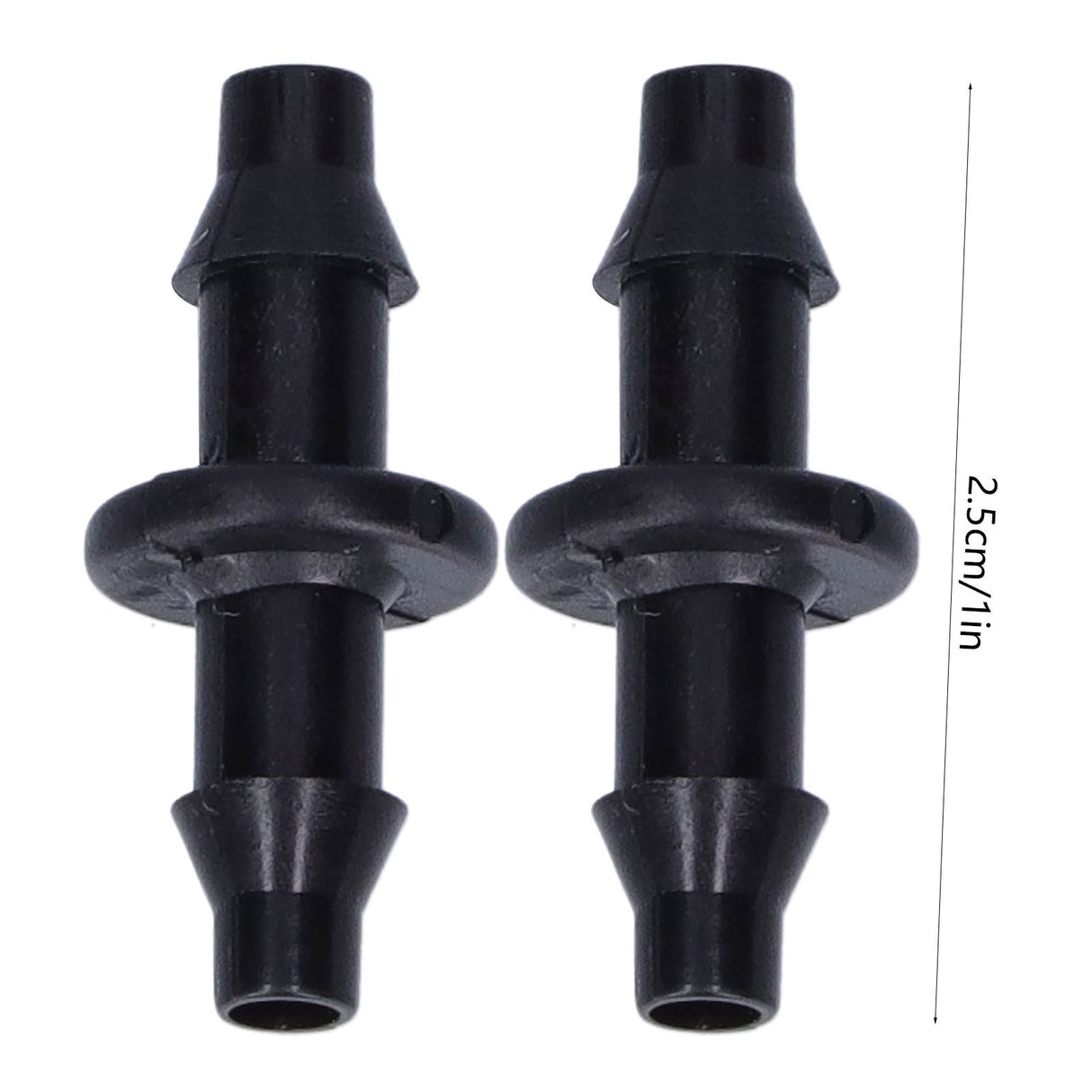 100PCS 4/7 2‑Way Connector Drip Irrigation Connector Fitting Garden Irrigation Accessories