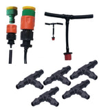 100PCS Tee Connector 4/7 Hose Connector Garden Irrigation Fittings for Micro Sprinkler Irrigation - Extra Image