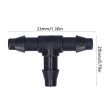 100PCS Tee Connector 4/7 Hose Connector Garden Irrigation Fittings for Micro Sprinkler Irrigation