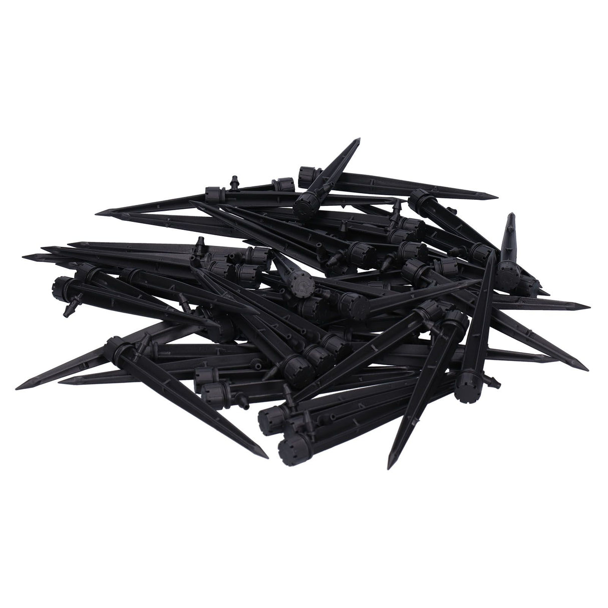 50PCS 360 Degree Adjustable Irrigation Drippers 8‑Hole Garden Irrigation Sprinkler for 4/7 Hose